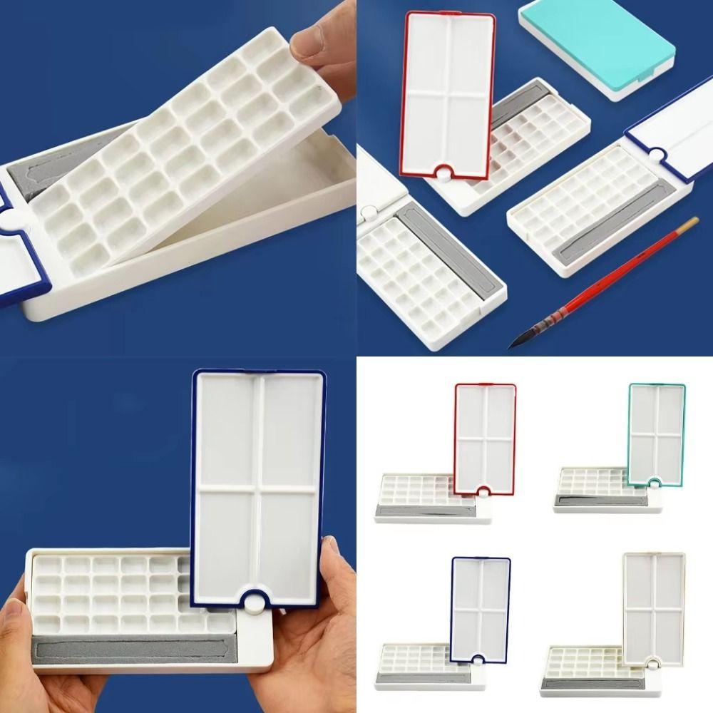 360 Degree Rotatable Paint Box Detachable Watercolor Packaging Box  Painting Sketch