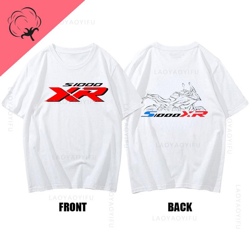 Motorrad S1000Xr Theme 100Cotton for Driver Motorcycle Fans Summer Fashion Men ONeck TShirt Hipster Male Tee Streetwear Top