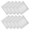 10 Pcs Square Plastic Plant Saucer Durable Planter Tray Flower Pot Drainage Tray Water Catcher Plate Plants Trays Garden Water