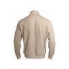Men's Quarter Zip Pullover Sweater Diamond Jacquard Knit Stand Collar Long Sleeve Casual Sweatshirt For Business & Daily Wear