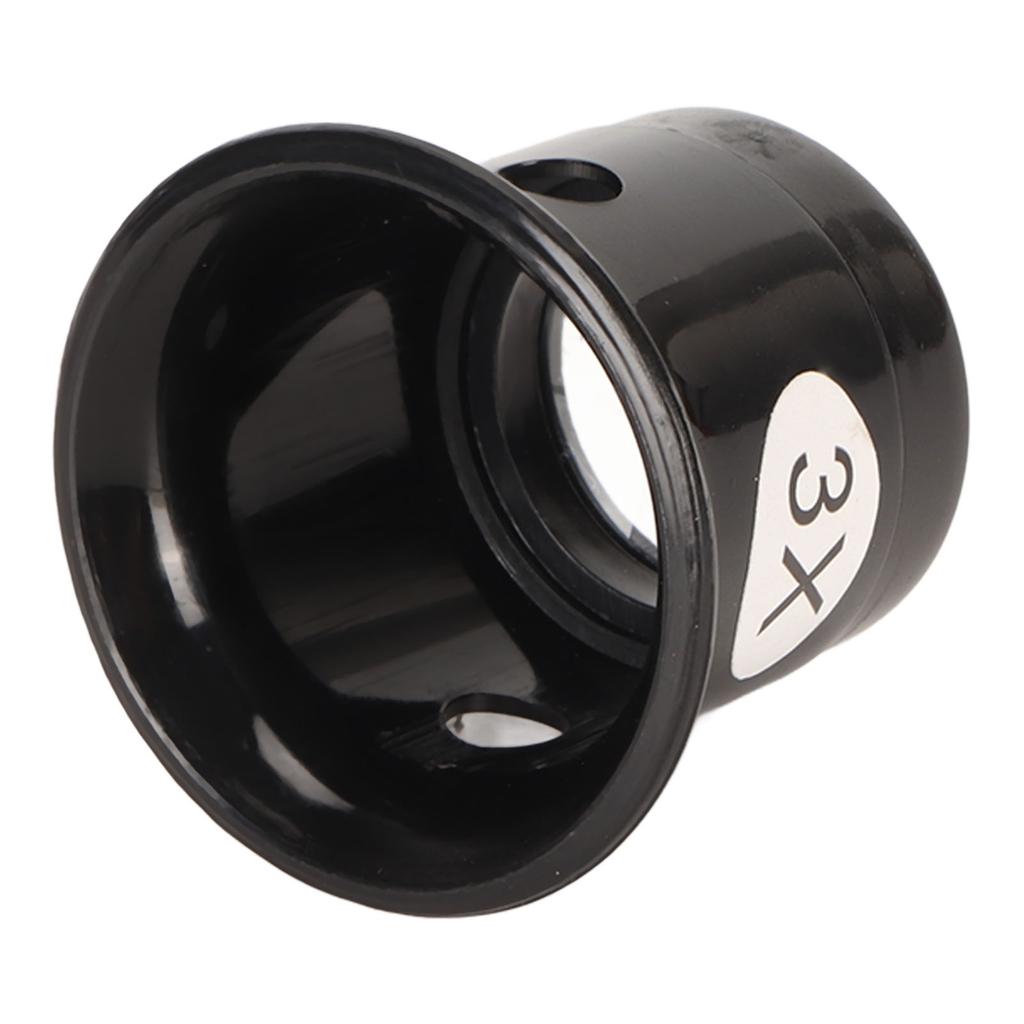 Lupa pro klenotníky s 3násobným zvětšením, robustní plastová kompaktní přenosná lupa na šperky