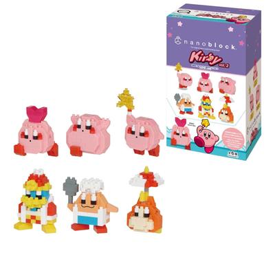 Kawada Nanoblock Mini Nano Kirby z Gwiazd 1 PUDEŁKO łącznie 6 6 rodzajów vol.2 (PUDEŁKO) NBMC_46S = sztuki,