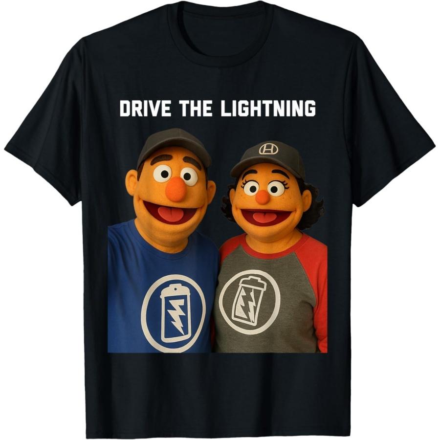 CHDHEVEGOD Funny Drive The Lightning Puppet T-Shirt S