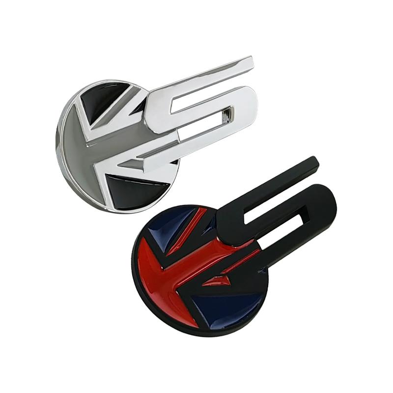 3d Metal S Logo Letters Car Trunk Emblem Badge Decal S Sticker Accessories