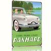 Racing Car Retro Style Metal Decorative Painting for Garage Room Decor