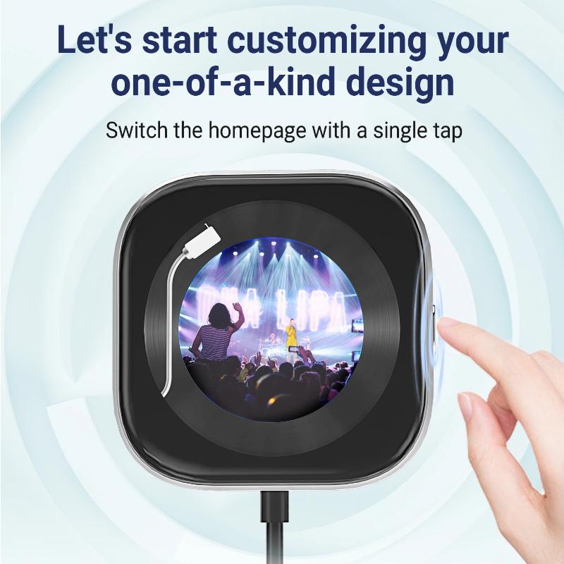 Wired To Wireless CarPlay Converter, Car Smart Connectivity and Entertainment System Adapter, Upgraded Air Freshener Clip