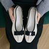 Jisyu Women Dihon Shirring Ribbon Flat Shoes