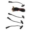 4pcs LED Front Grille Light Smoked Lens with Wiring Harness Kit Fit for Tacoma 16‑19