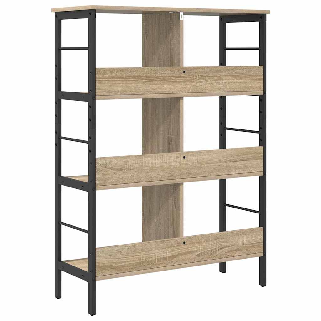 Bookshelf Sonoma Oak 82 x 32 x 112 cm Particleboard