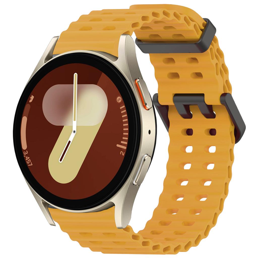 Ocean Band for Samsung Galaxy Watch 7 FE 5 6 4 Classic 5 pro 40 44mm NO Gaps Silicone Bracelet correa Galaxy Watch6 watch4 Strap