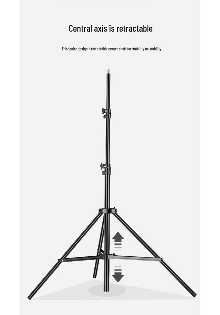 Professioneller 3m Pneumatischer Stativ Studio Lichtstativ mit Luftpolsterpuffer