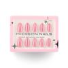 30 boxed high-end manicures, wearing nail magic mirror powder, wearing nail pads, short almond nail fake nails