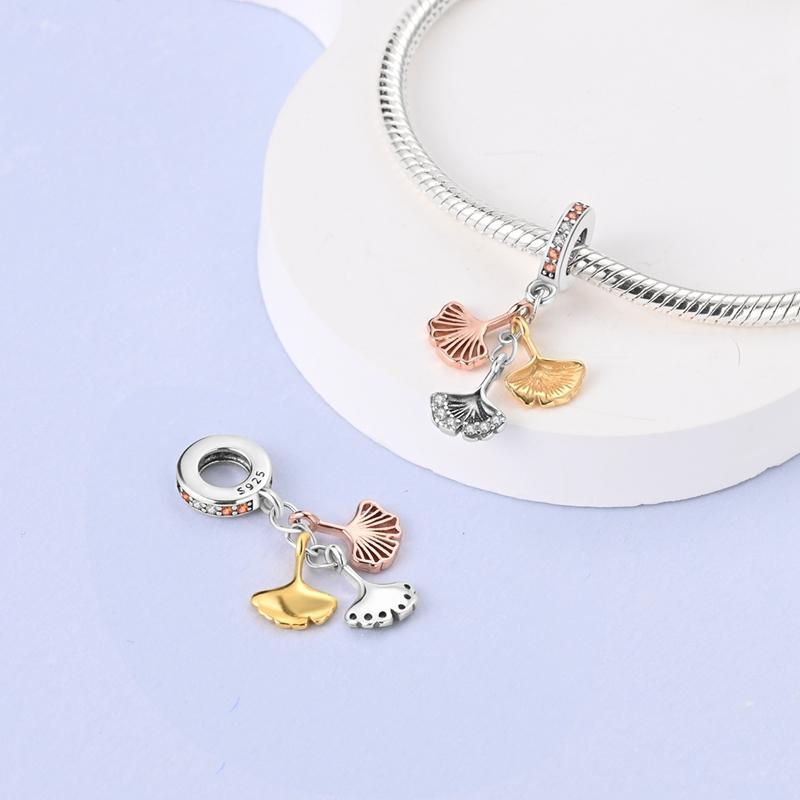 Flowers Series S925 Sterling Silver Sunflowers Tulip Carnation Charms Fit Original  Bracelet  For Women Jewelry Making