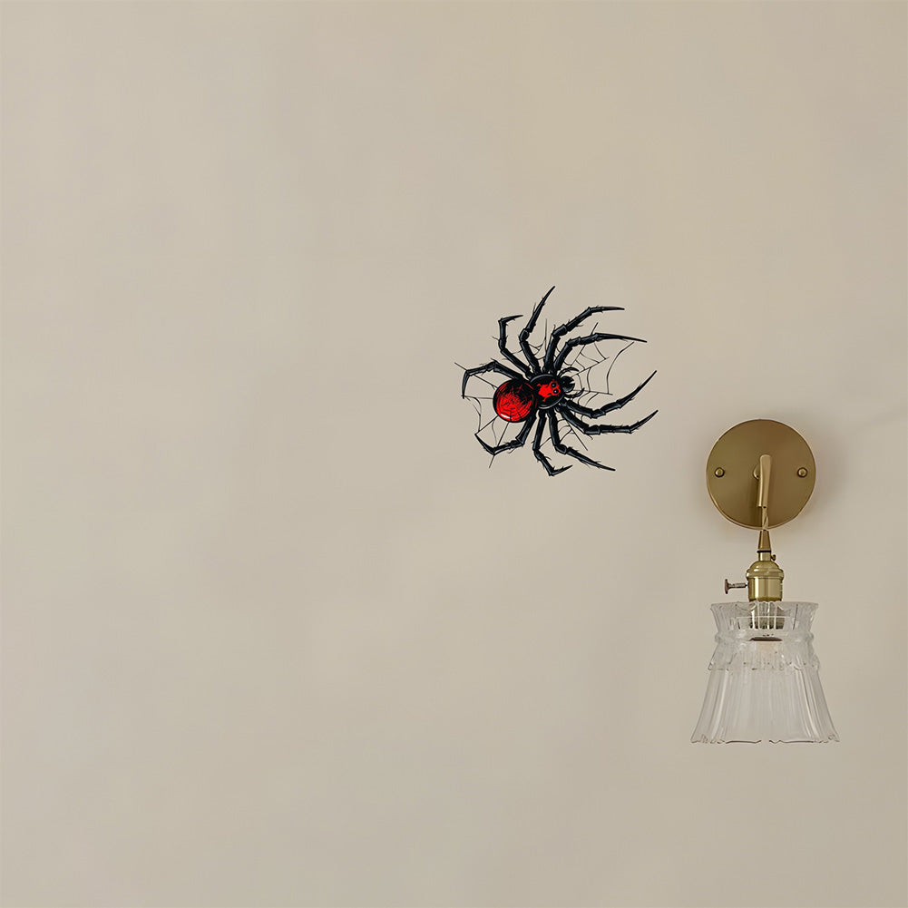 1 ud. Pegatinas de Motocicleta de Araña Impermeables DIY Paneles Laterales de Motocicleta Tapa del Depósito de Combustible Carenado Pegatinas de Vinilo para Portátil Decoración de Halloween