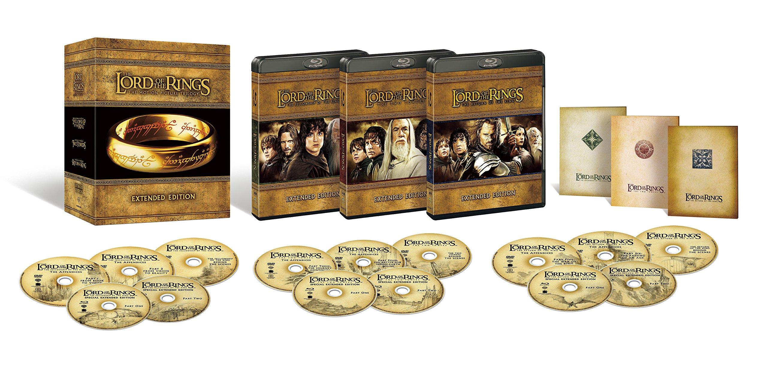 

The Lord of the Rings Special Extended Edition Trilogy (15 discs) [Blu-ray]