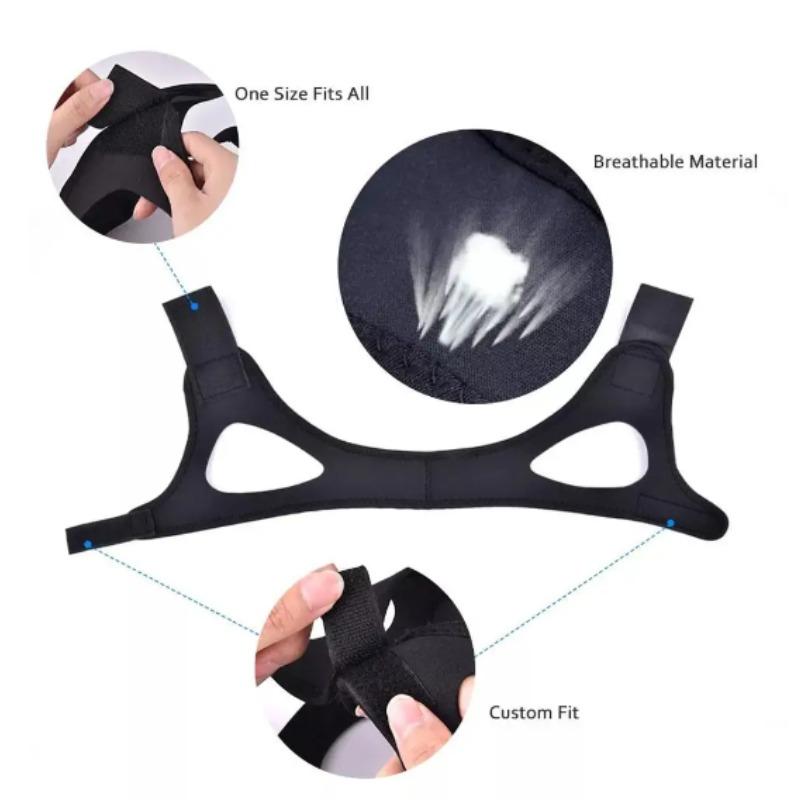 1PC Cinto antirronco Triangular Cinta de queixo Protetor bucal Presentes para mulheres Homens Melhor Hálito Saúde Ronco Stopper Bandagem Auxílio para dormir