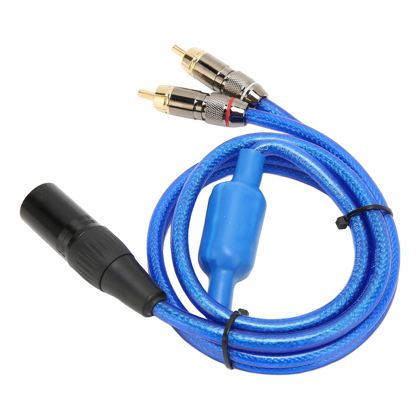 

Кабель XLR Male to Dual RCA Sound Cable 3.3ft Stereo XLR 3 Pin to 2 X Phono RCA Plug Adapter Y Splitter