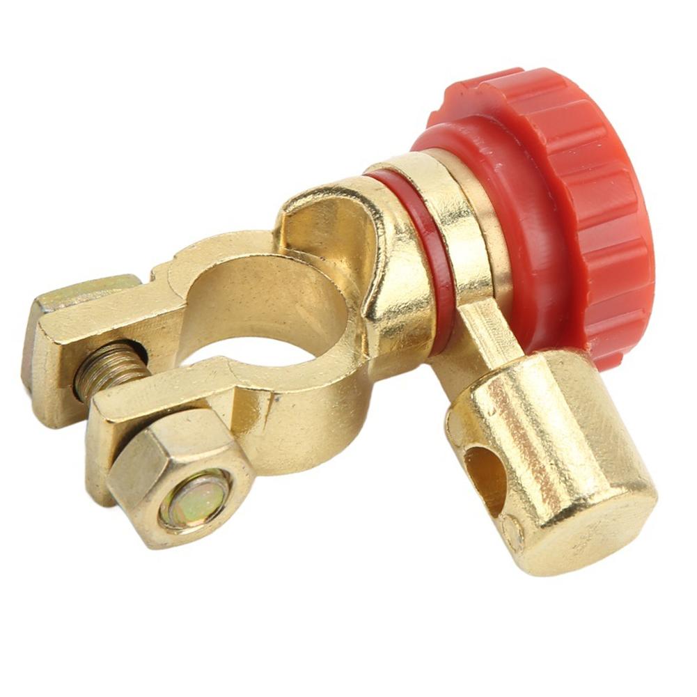 100A Battery Disconnect Switch for Vehicle Power Isolation Easy Operation Tighten Nut 4 5 Turns L Type Rotary Inches/cm