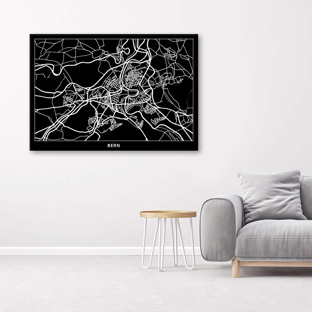 Canvas Print, Brno - City Plan