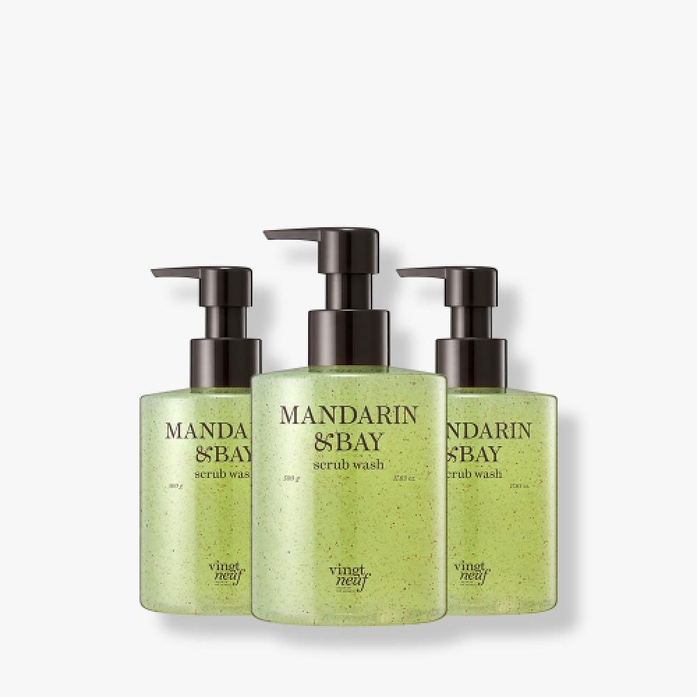 Vignt Neuf Saint Honore [vanneph Saint Honore] Perfume Scrub Body Wash Mandarin   Bay 3 NONE