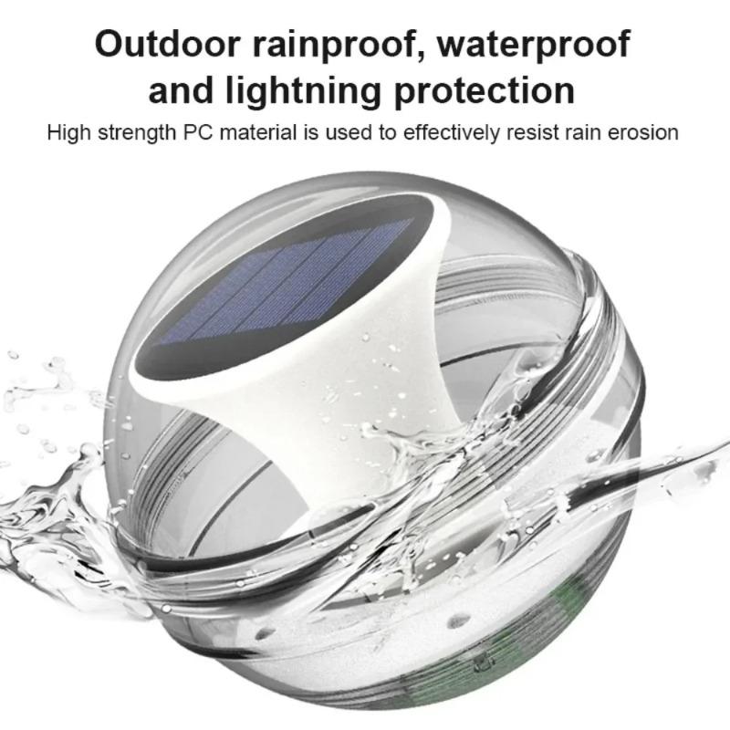 Solar Water Floating Lamp Floating Pool Light Color Changing Pool Landscape Lamp IP65 Waterproof Last Up  for Swimming Pool
