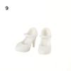 1 Paar Plastikpuppe Bunte Lange Kniehohe Stiefel Weibliche Puppenstiefel Socken Puppenschuhe Passen Fußlänge 2,2 cm Puppenzubehör