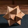 Luban Lock Octagonal Shaped Puzzle Wooden Disentanglement Brain Teaser Puzzles Iq Toys For Kids Adults Mind Challenge Gifts