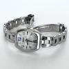 Polished Seiko Watch Radio Solar Powered Excellent Condition Silver White Dial Blue S2430 [Working Condition] Ladies'