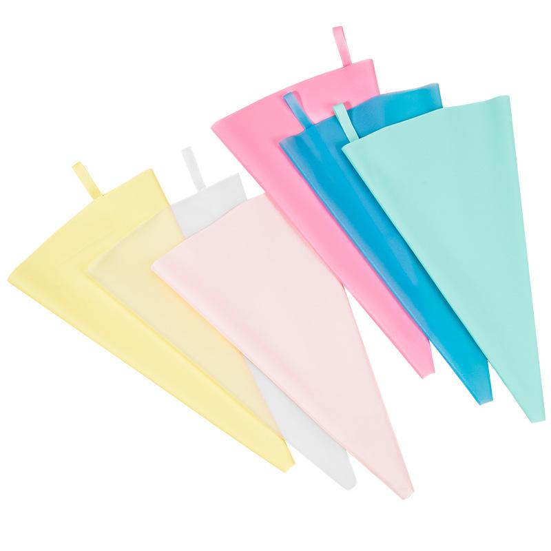 

12-inch TPU Piping Bag with Ties, Cream Decorating Bag, Icing Bag for Cake Baking and Pastry Accessories детские розовый