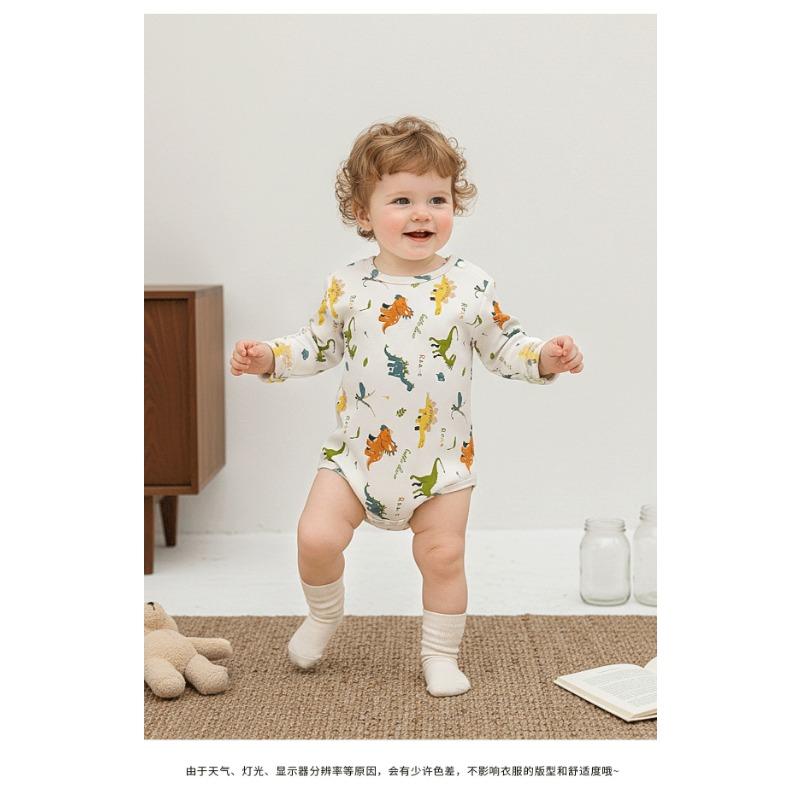 Baby Cotton Long Sleeve Cartoon Romper Infant Crawling Suit