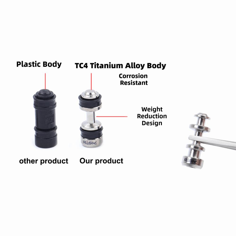 Kit Pistoncino Leva Freno Bicicletta ad Alte Prestazioni 2 Set per Shimano XT M785/M8000/SLX M7000