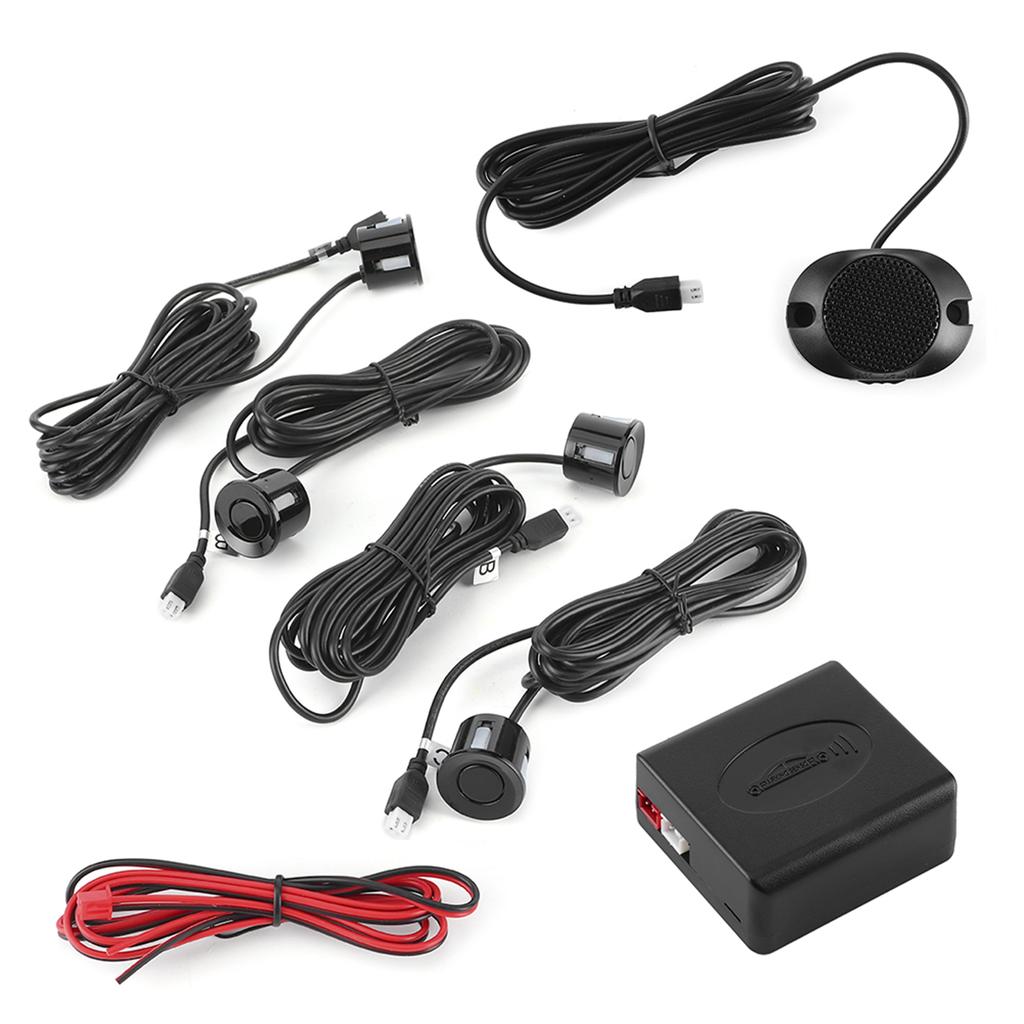 Car Parking Sensor Backup Radar Reversing Assistance Aid Kit with Audio Buzzer Alarm