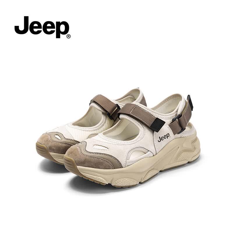 JEEP Women s Platform Closed-Toe Sport Sandals 37