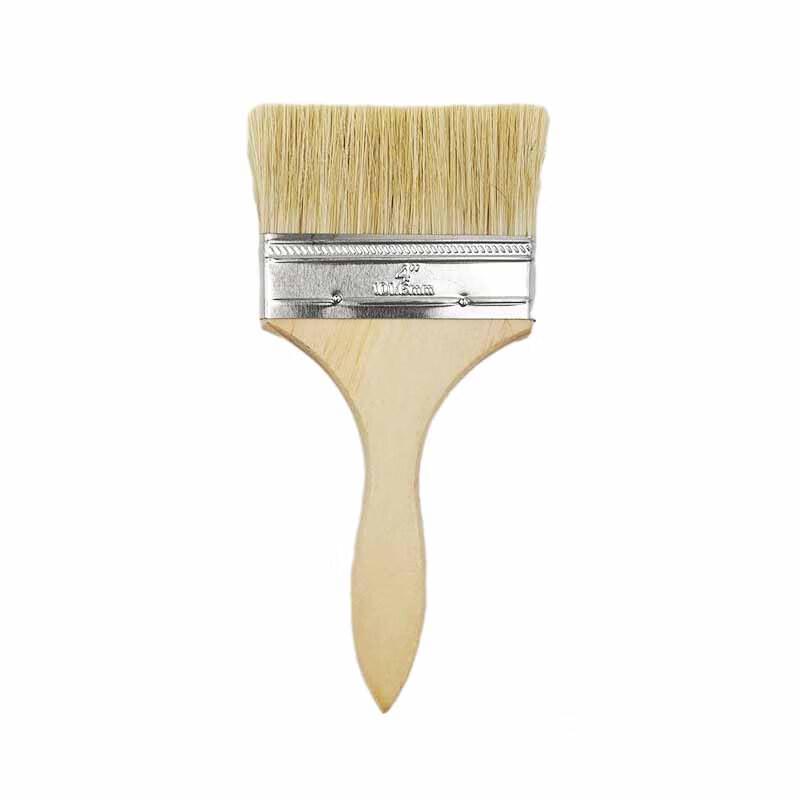 Wooden Handle Bristle Paint Brush Set