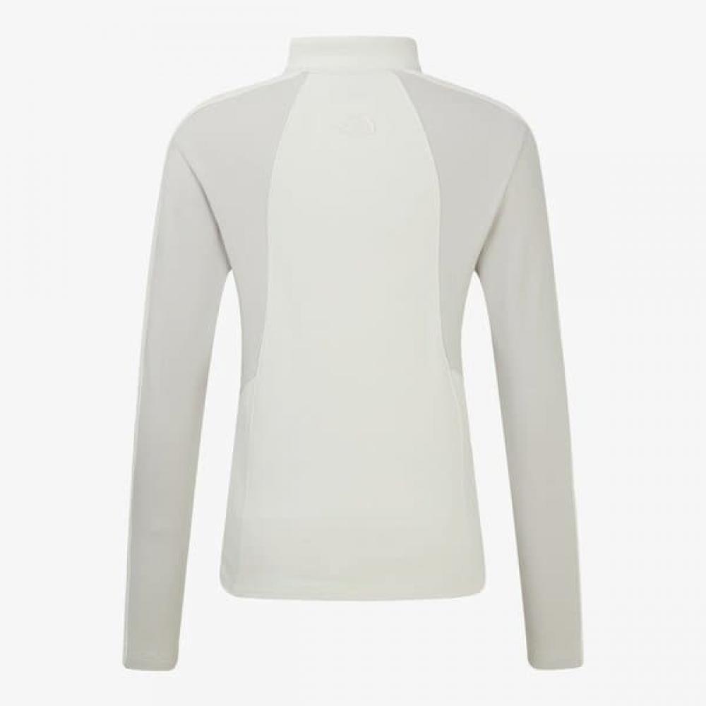 The North Face Women S Andino Long Sleeve SweatShirt Cream Nt7lr82c