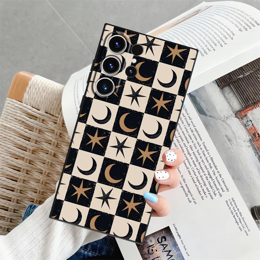 

Чехол для телефона Funda для Samsung Galaxy S26 Ultra S24 S25 Plus S23 S10 S9 S21 FE S20 Ultra Note 20 8 9 10 Креативные узоры Galaxy S21 Ultra 5G