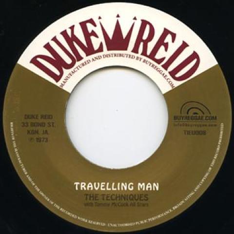 7inch Record TECHNIQUES / ERROL BROWN - Travelling Man / Dreads Leaving Bab TIEU008 Treasure Isle/B 1972 Germany Reggae, Ska & Dub Used