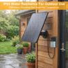 6W Solar Panel for Ring Video Doorbell 3 3 Plus 4 with Built In Voltage Regulator IP65 360 Degrees  Adjustable Mount