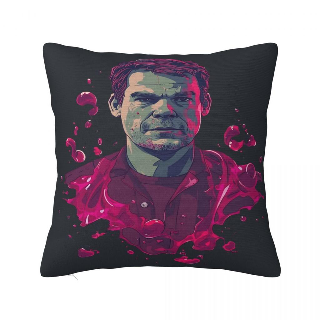 Dexter Morgan Pillow Case Cushion Cover Square Graphic Pillow Cover Funny Pillowcases For Chair Sofa Home Decoration
