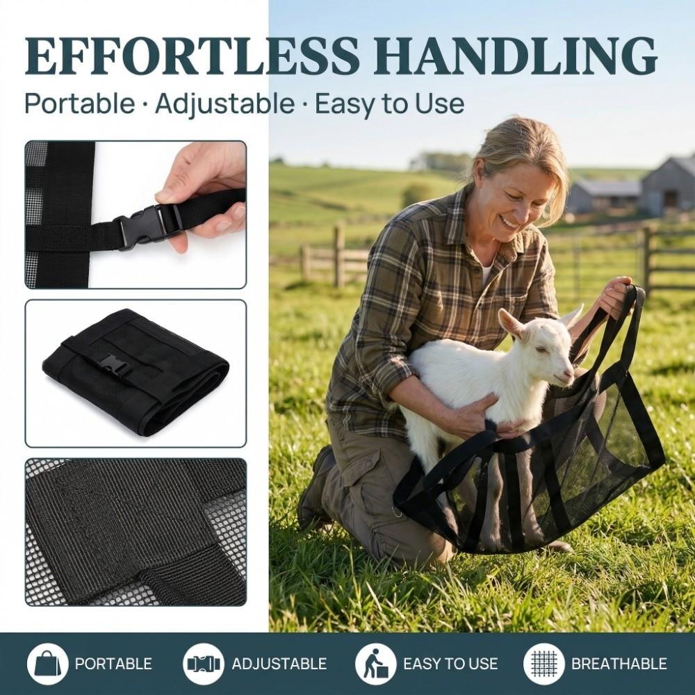 Nylon Webbing Animal Weighing Sling Adjustable Straps Livestock Weighing Equipment  Pet