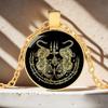 Dubbel Tiger Hänge Halsband, En Skyddande Amulett i Thaiboxningsstil. Lämplig för dagligt bruk, för både män och kvinnor.