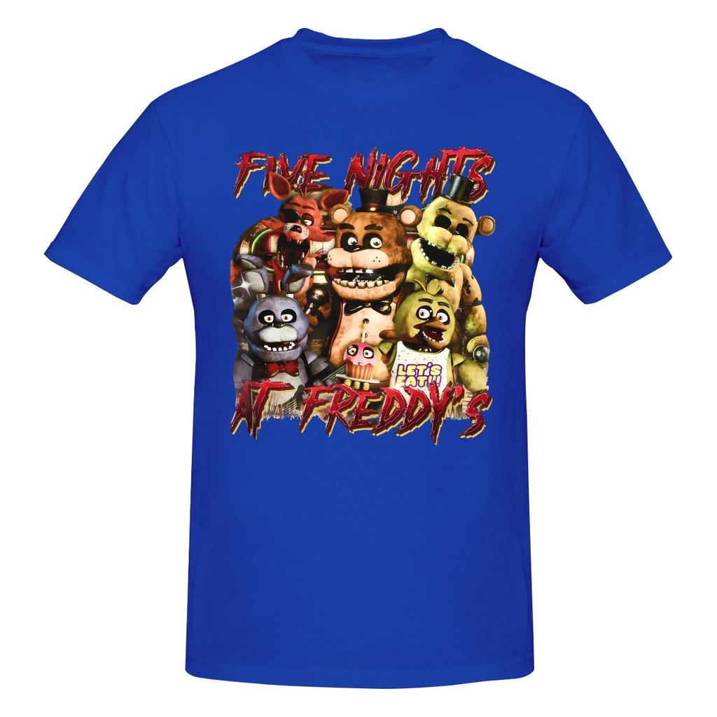 Funny Five At Night Freddys Fnaf Unisexs Printed Tshirt Unisex T Shirtbig Size