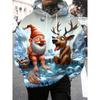 2026 Weihnachts-Hoodies Weihnachtsmann 3D-Druck Herren Damen Hoodie Sweatshirts Lässig Unisex Kapuzenpullover Oberteile Kleidung Mann Pullover