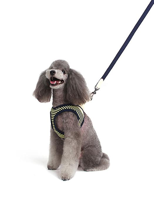 BARKER Hypoallergenic Harness Yellow Navy M