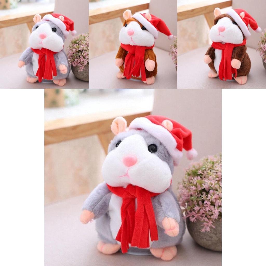 Delightful Cheeky Hamster Talking Mouse Pet Plush Christmas Toy For Kids And Adults