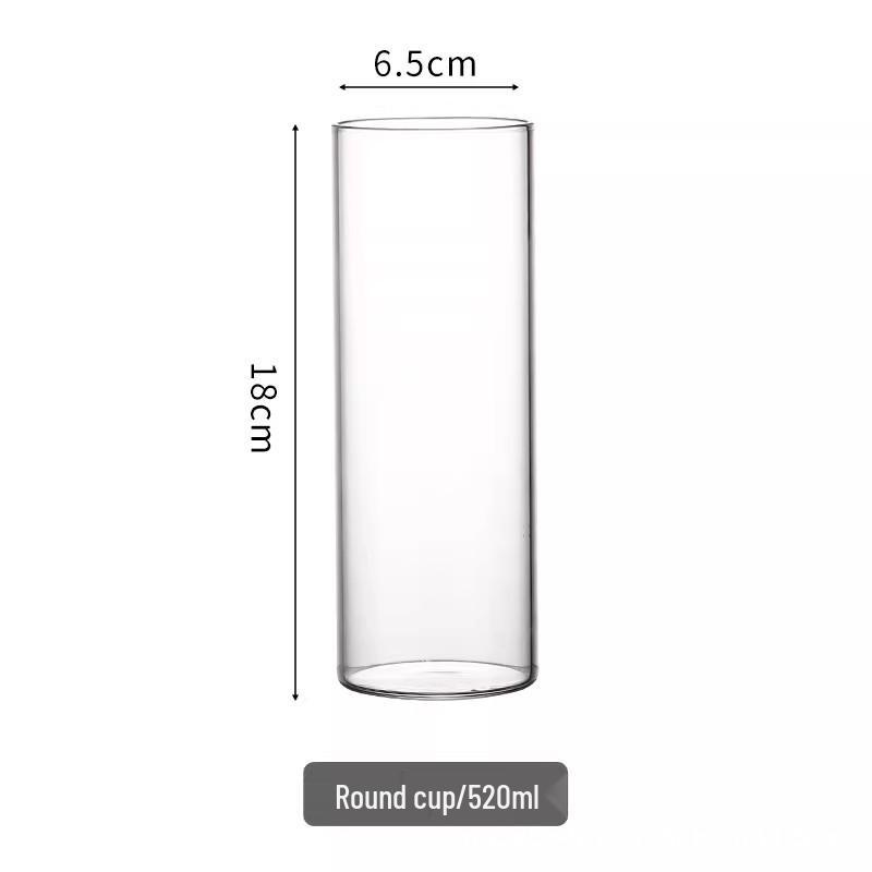 Heat-Resistant Borosilicate Long Drink Glass - Straight Sided, Thin Base