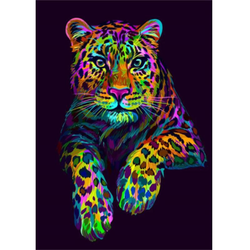 5D DIY Diamond Painting Oil Painting Animals Diamond Embroidery Cross Stitch Kit Full Rhinestone Mosaic Home Decor