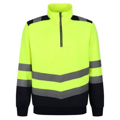 Pánsky reflexný top s krátkym zipsom