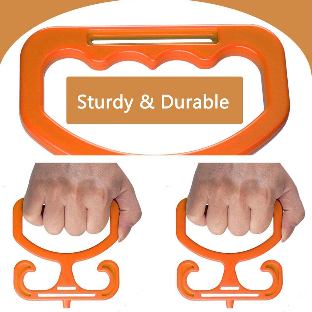 2Pcs Grocery Bag Carrier For Plastic Bags, Comfortable Grip To Carry Bags