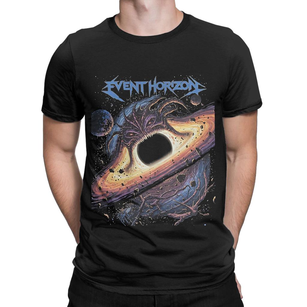 EVENT HORIZON white poster Funny Graphic 100% Cotton T-Shirt Event Horizon Tees Tops For Men